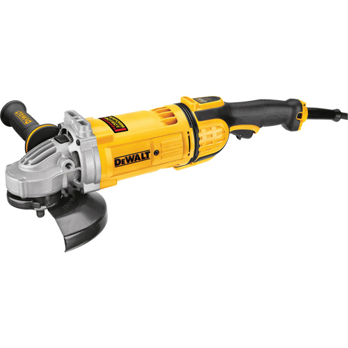 Large Angle Grinder with No Lock-On Switch, 7", 120 V, 15 A, 8500 RPM Equipment World