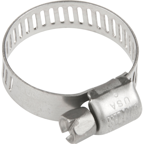 Colliers de serrage pour tuyaux - Collier de serrage & vis en acier inoxydable, Dia. min 0.316, Dia. max 7/8" Equipment World