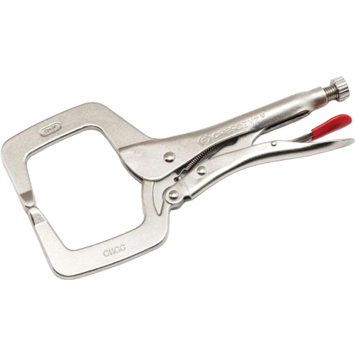 Pince-&eacute;tau en C &agrave; embouts r&eacute;guliers, Longueur 18", Pinces serre-joints Equipment World