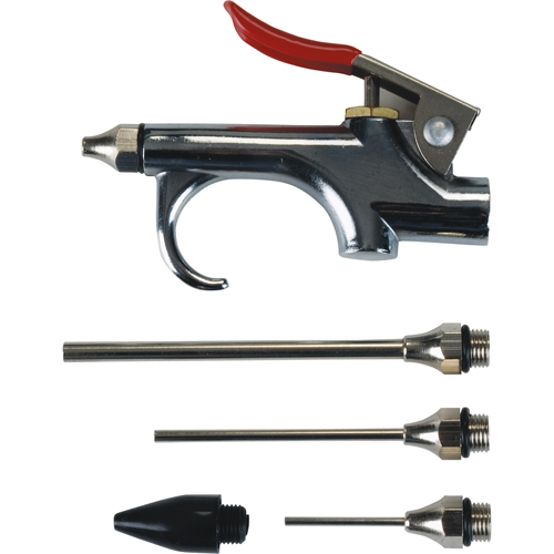 Blow Gun Kit with 5 Interchangeable Tips Equipment World