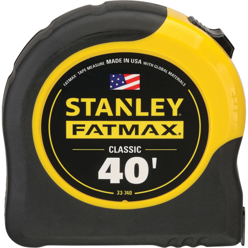 FatMax&reg; Tape Measure with BladeArmour&reg; Coating, 1-1/4" x 40', Imperial Graduations Equipment World