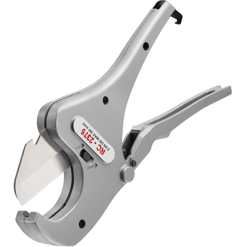 Ratchet Action Plastic Pipe & Tubing Cutter #RC-2375, 1/8" - 2-3/8" Capacity Equipment World