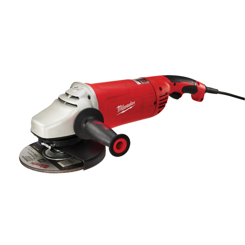 Non-Lock On Large Angle Grinder with Trigger Grip, 7"/9", 120 V, 15 A, 6000 RPM Equipment World