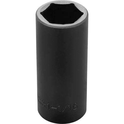Socket, Impact, 1-1/16", 1/2" Drive, 6 Points, Deep Equipment World