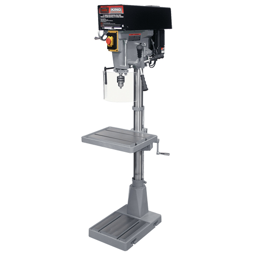 Perceuses &agrave; colonne de plancher, 15", Mandrin 5/8", 5000 tr/min Equipment World