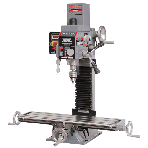 Milling Drilling Machine with Digital Readout, 2 Speeds, 5/8" Drilling Capacity Equipment World