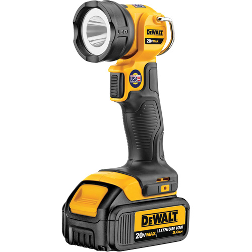 Max Work Light, LED, 110 Lumens, 11 Hrs. Run Time, Rechargeable Battery, Plastic Equipment World