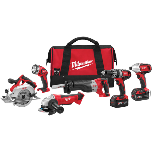 M18 Cordless 6-Tool Combo Kit, Lithium-Ion, 18 V Equipment World