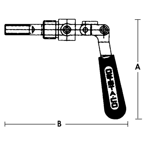 Straight Line Clamps - 601 Series, 5/8" (15.875 mm) Capacity, 100 lbs. Clamping Force Equipment World