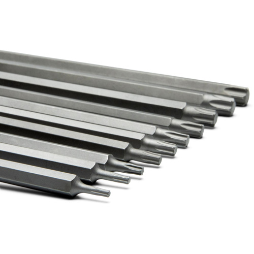 Long Bit Socket Set, Torx&reg;, 1/4"/3/8" Drive, 10 Pcs Equipment World