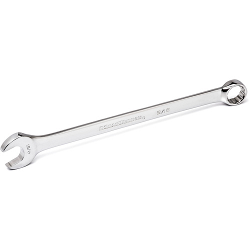 12-Point Long Pattern Combination Wrench, 12 Point, 1-1/2", Chrome/Polished Finish Equipment World