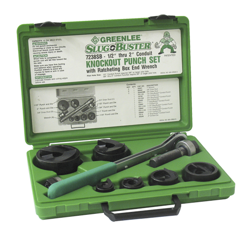 Knockout Kit with Ratchet and SlugBuster&reg; Punches Equipment World