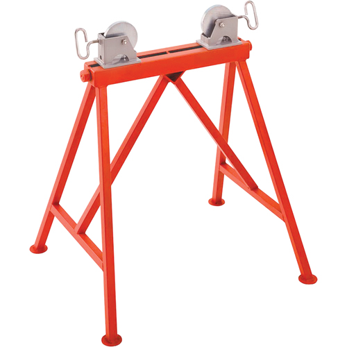 Adjustable Stand with Steel Roller #AR99, 36" Max. Pipe Capacity, 2500 lbs. Max. Weight Capacity Equipment World