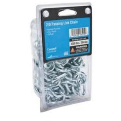 Proof Coil Chain, 3/16" x 10' (3.048 m) L, Grade 30, 800 lbs. (0.4 tons) Load Capacity Equipment World