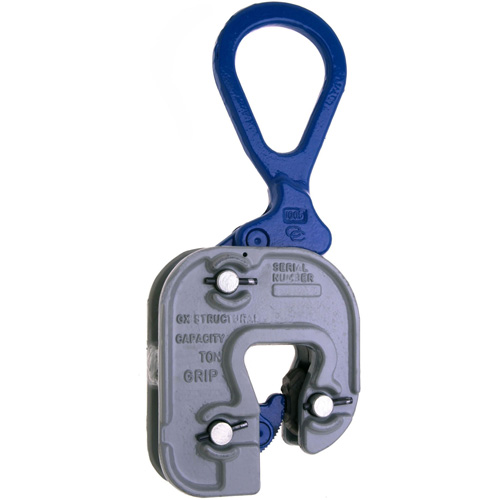 GX Structural Short Leg Plate Clamp, 2000 lbs. (1 tons), 1/16" - 3/4" Jaw Opening Equipment World
