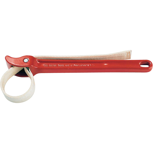 Strap Wrench No.2, 2" (50.8 mm) Pipe Capacity, 1-1/8" Strap Width, 24" Strap Length Equipment World