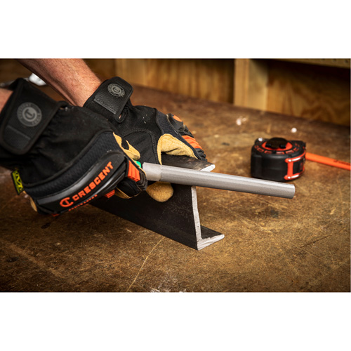 Double Cut File with Green Handle, Half Round, 8", Bastard Equipment World