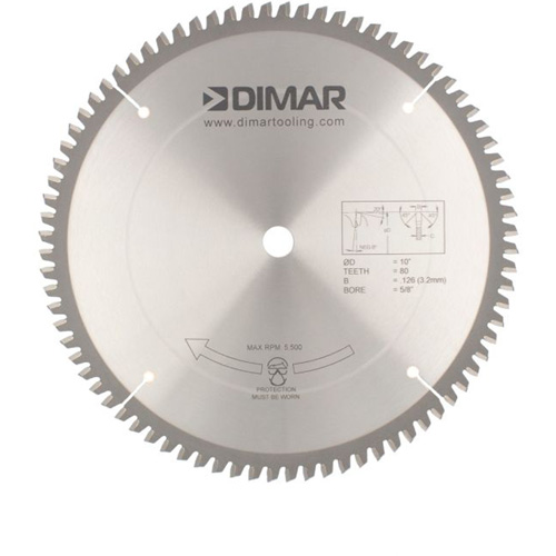 Contractor Saw Blades, 10", 80 Teeth, Non-Ferrous Use Equipment World