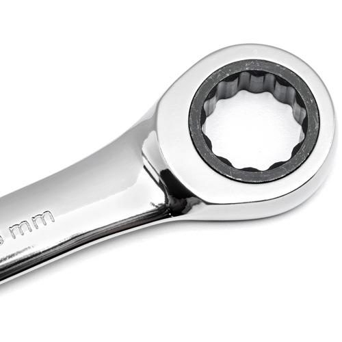 72-Tooth Ratcheting Combination Wrench, 12 Point, 30 mm, Chrome/Polished Finish Equipment World