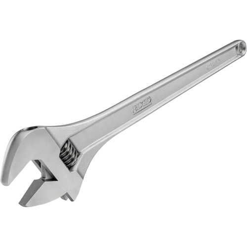 Adjustable Wrench, 6" L, 3/4" Max Width, Chrome Equipment World