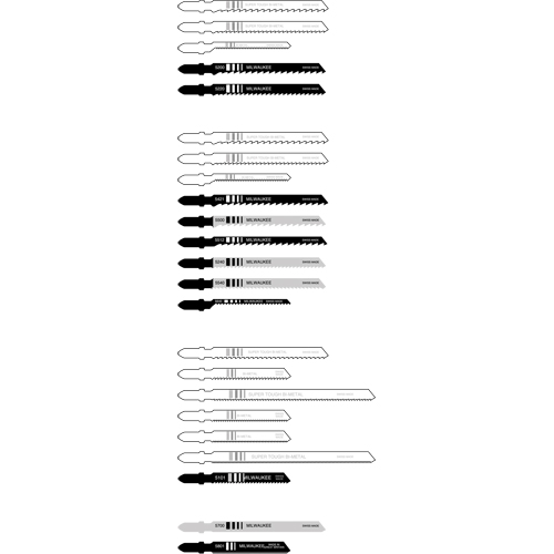 Jigsaw Blade, Bi-Metal, T-Shank, 4" L, 6 TPI Equipment World