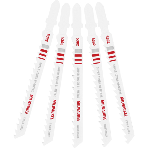 Jigsaw Blade, Bi-Metal, T-Shank, 4" L, 6 TPI Equipment World