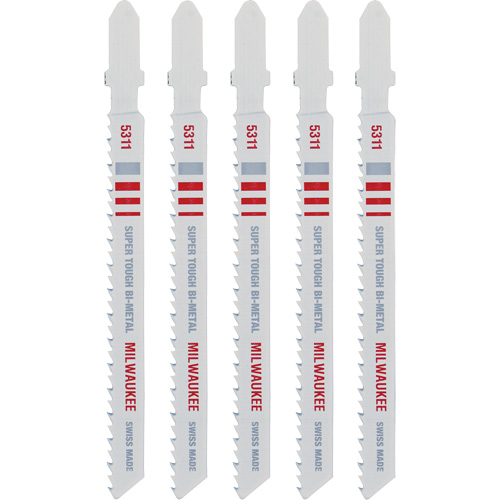 Jigsaw Blade, Bi-Metal, T-Shank, 4" L, 10 TPI Equipment World