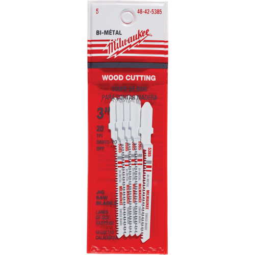 Jigsaw Blade, Bi-Metal, T-Shank, 3" L, 20 TPI Equipment World