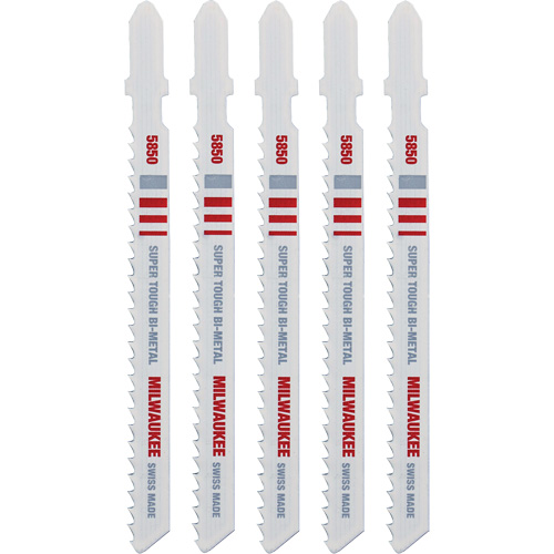 Jigsaw Blade, Bi-Metal, T-Shank, 4" L, 8 TPI Equipment World