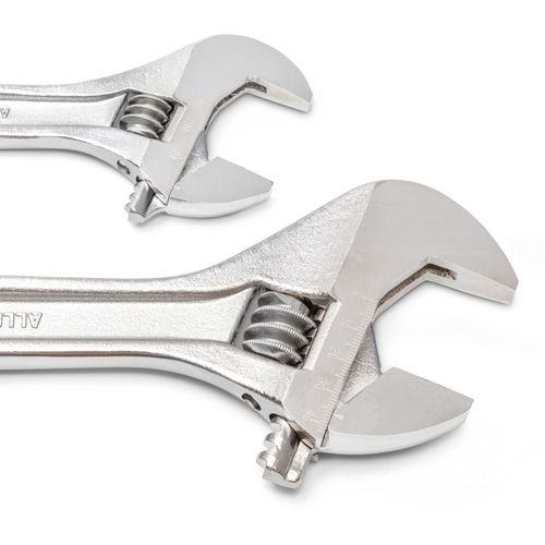 Wrench Set, Adjustable, 2 Pieces, Imperial and Metric Equipment World