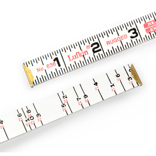 R&egrave;gle de maçon Red End, 6' lo, Bois, Graduations de 1/16" Equipment World