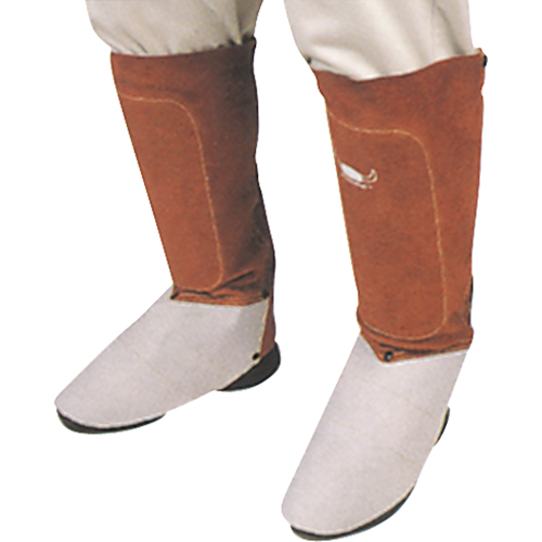 Leather Spats, 6" L, Lava Brown Equipment World
