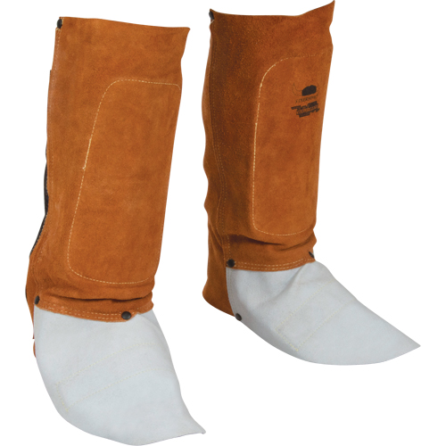 Leather Spats, 14" L, Lava Brown Equipment World
