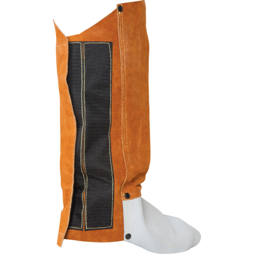 Leather Spats, 14" L, Lava Brown Equipment World