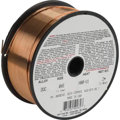 Welding Wire, Deoxidized Copper, 3/32" Diameter Equipment World