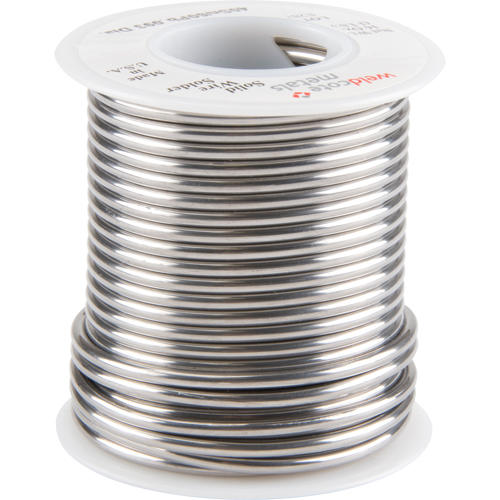 Common Solder, Lead-Based, 40% Tin 60% Lead, Solid Core, 0.09375" Dia. Equipment World
