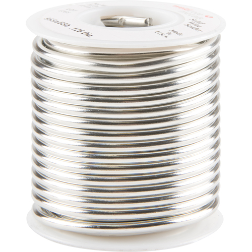 Common Solder, Lead-Free, 95% Tin 5% Antimony, Solid Core, 0.125" Dia. Equipment World