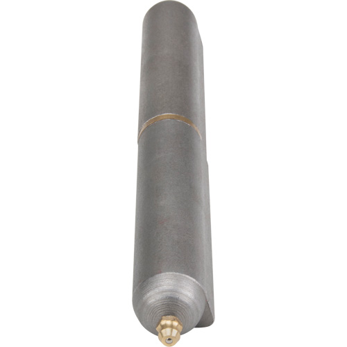 Weld-On Hinge, 0.906" Dia. x 7.874" L, Mild Steel w/Fixed Steel Pin Equipment World