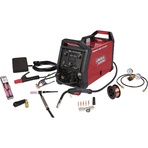 POWER MIG&reg; 215 MPi Multi-Process Welder TIG One-Pak&reg;, 120 V/230 V, 1 Ph, 60 Hz Equipment World