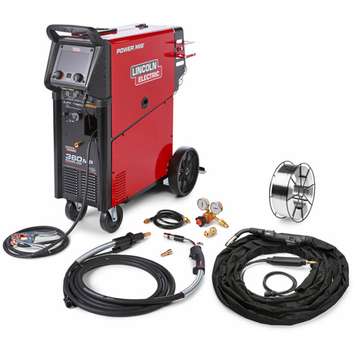 POWER MIG&reg; 360MP Aluminum Front Trigger One-Pak&reg; for Trailer & General Fabrication, 208 V/230 V/460 V/575 V, 1 Ph, 50/60 Hz Equipment World