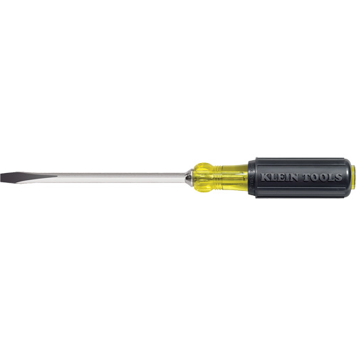 Heavy-Duty Slot Keystone Screwdriver, 5/16", 10-15/16" L, Cushion Grip Handle Equipment World