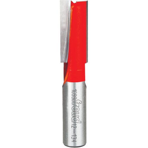 Router Bit - Double Flute Straight Bit, 9/16" Dia., 1" H, 2-7/8" L, 1/2" Shank Equipment World