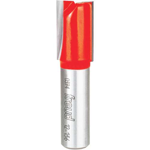 Router Bit - Double Flute Straight Bit, 5/8" Dia., 1-1/2" H, 2-1/2" L, 1/2" Shank Equipment World