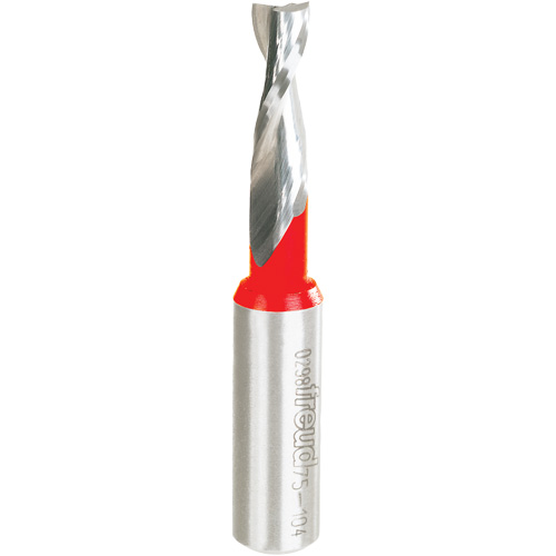Up Spiral Router Bit, 5/16" Dia., 1" Carbide Height, 3" L, 1/2" Shank Equipment World