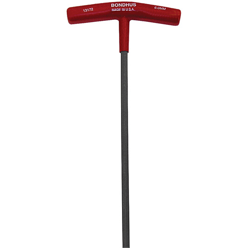 Individual Hex Keys - Metric, Hex End, 3 mm x 7.7" L, T Handle Equipment World