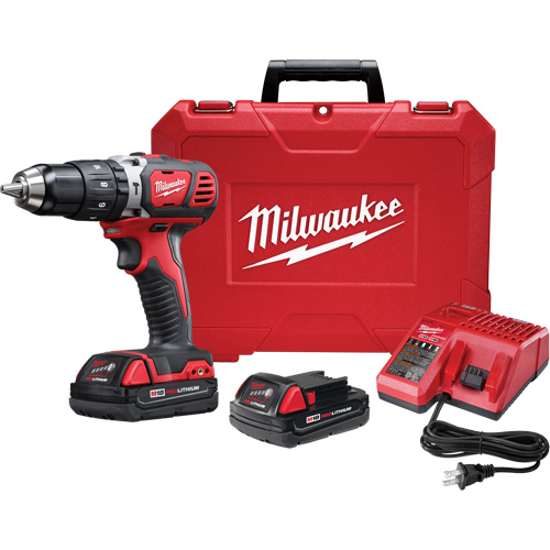 M18 Cordless Compact Hammer Drill/Driver Kit, 1/2" Chuck, 18 V Equipment World