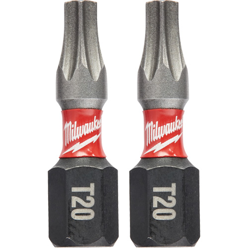 Forets &agrave; chocs Shockwave, Torx, T-20, Prise 1/4" Equipment World