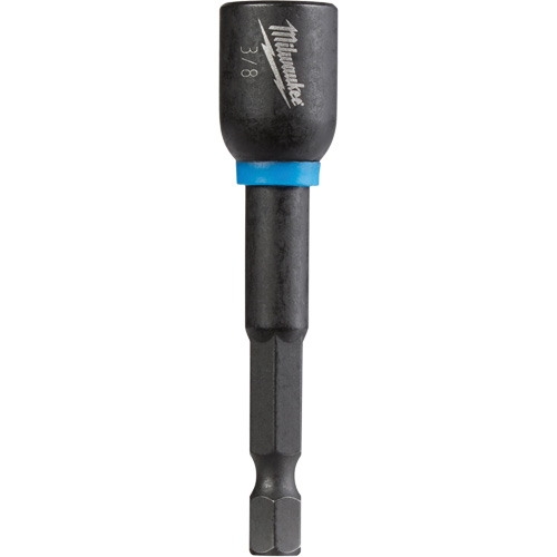 Shockwave Impact Duty Nut Driver, 1/4" Tip, 3/8" Drive, 2-9/16" L, Magnetic Equipment World