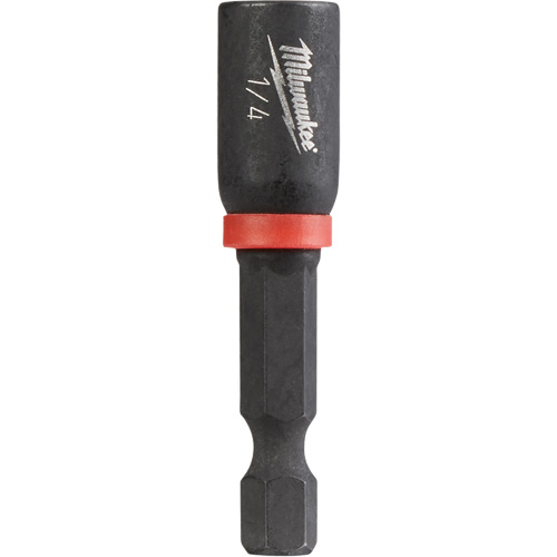 Shockwave Impact Duty Nutsetter, 1/4" Tip, 1/4" Drive, 1-7/8" L, Magnetic Equipment World