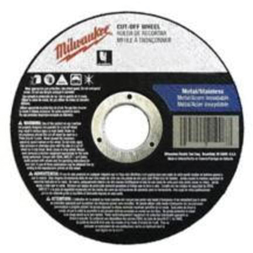 Meules &agrave; tronçonner &agrave; centre abaiss&eacute;, 4-1/2" x 0,045", Arbre de 7/8", Type 27, Oxyde d'aluminium, 13580 Tr/min Equipment World